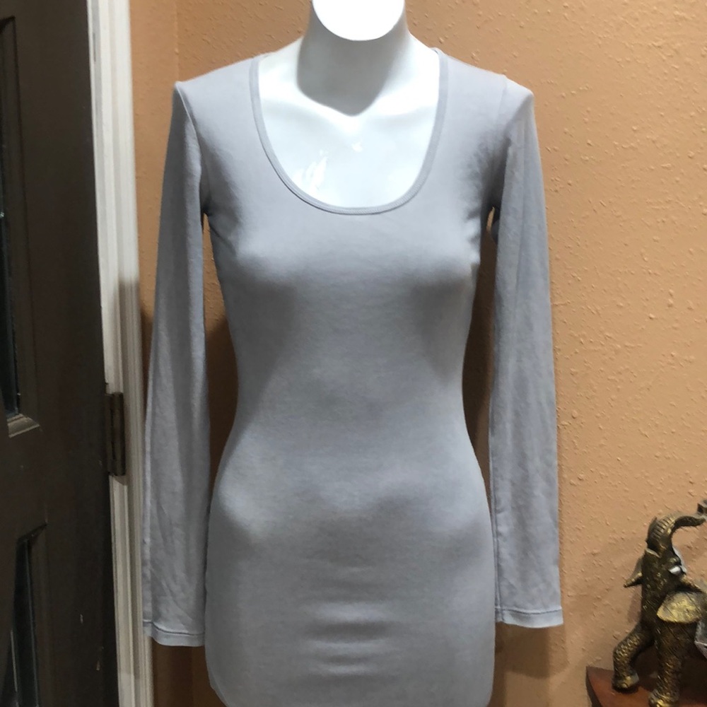 George Loves gray midi t-shirt dress